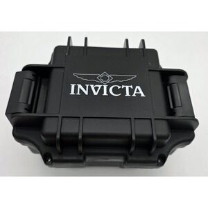 Invicta Watch Single Slot Hard Case Watch Storage Box Black Box Only New #363